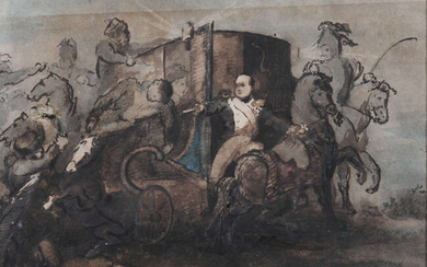 LUCIUS GAHAGAN (1773-1855) An Attack on Bonaparte's Carriage...