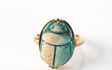 Ancient Egyptian Scarab Ring