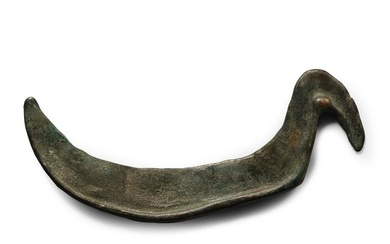 Late Bronze Age Hooked Sickle Blade