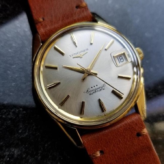 Longines Conquest Automatic Vintage Gold Capped 1960s