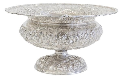 Loring Andrews Sterling Repousse Flower/ Center Bowl