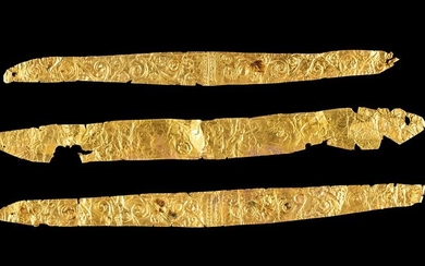 Lot of 3 Hellenistic 20K+ Gold Diadems, ex Christie's
