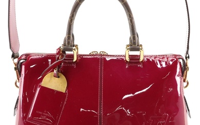 Louis Vuitton Miroir 2-Way Bag in Magenta Vernis Leather