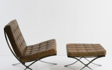 Ludwig Mies van der Rohe, 'Barcelona chair' with
