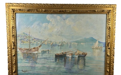 M. GIANNI View of Naples from the sea - M....