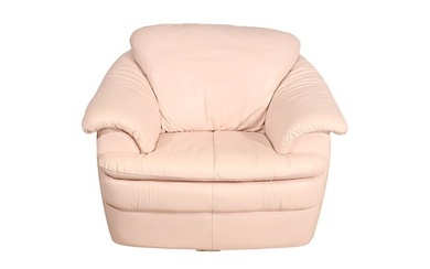 MCM Italian Soft Pink Leather Armchair