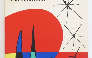 MIRÓ (Joan). Derrière Le Miroir n°87-88-89. Paris, Maeght, 1956. In-folio de [26] pp. dont la...