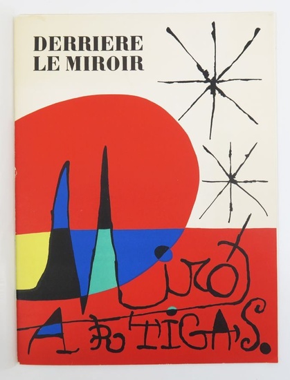 MIRÓ (Joan). Derrière Le Miroir n°87-88-89. Paris, Maeght, 1956. In-folio de [26] pp. dont la...