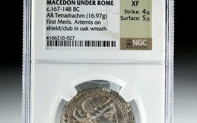 Macedonian Silver Tetradrachm - 16.97 g