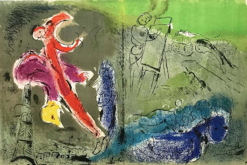 Marc Chagall Vision of Paris