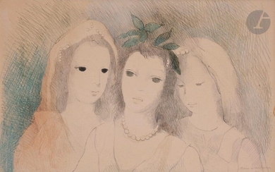 Marie Laurencin (1883-1956) Trois têtes...