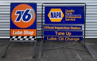 NAPA and 76 Lupe Shop Signs