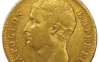 NAPOLÉON I 1804-1814 20 Gold francs (transitional type "grosse tête"...