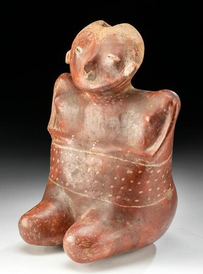 Nayarit Lagunillas Pottery Seated Female Figure