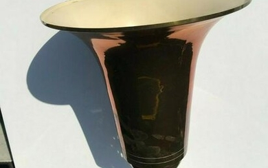 Original Mid Century Modern /Deco torchiere Lamp Brass