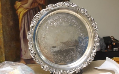 Ornate Silverplate Tray