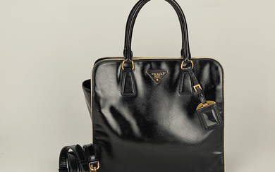 PRADA Saffiano patent leather bag