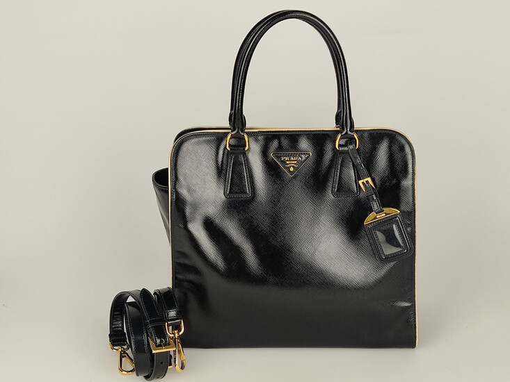 PRADA Saffiano patent leather bag