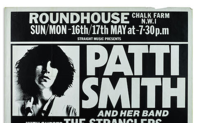 Patti Smith: Concert Poster, 1976