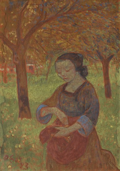 Paul Sérusier (1863-1927), La ramasseuse de pommes