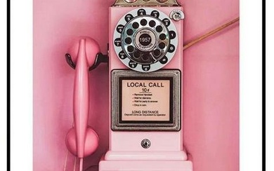 Perfectly Pink Pay Phone Poster