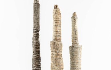 Pia MANU (XX) 'Three Decorative Sculptures'. (H:86,5 x D:11 cm)
