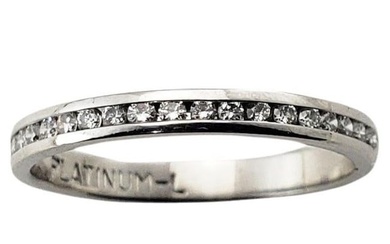 Platinum and Diamond Wedding Band Ring