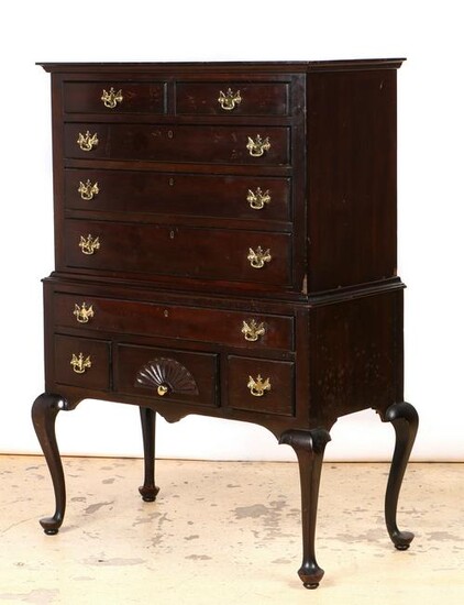Queen Anne Style Diminutive Chest on Chest
