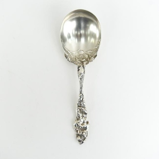 REED & BARTON STERLING SILVER SERVING SPOON