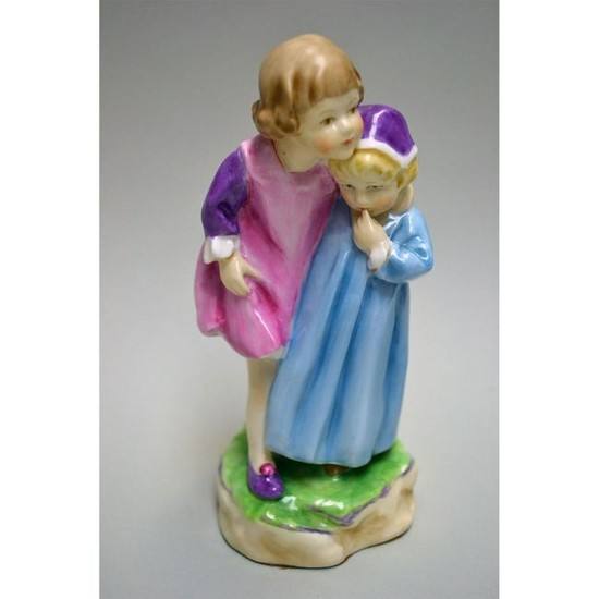 ROYAL WORCESTER BABES IN THE WOODS CHILDREN FIGURINE