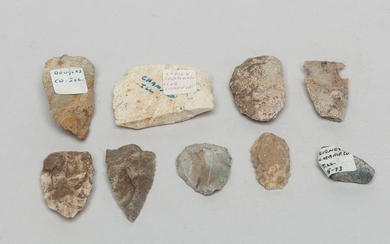 Rare Fox Indian Stone Spears