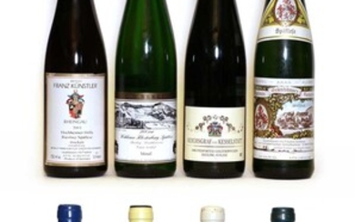 Riesling Spatlese, Forster Jesuitengarten, Reichsrat von Buhl, 2002, one bottle and 7 various