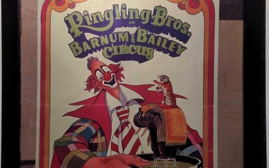 Ringling Brothers Barnum Circus Poster Transparency 1972