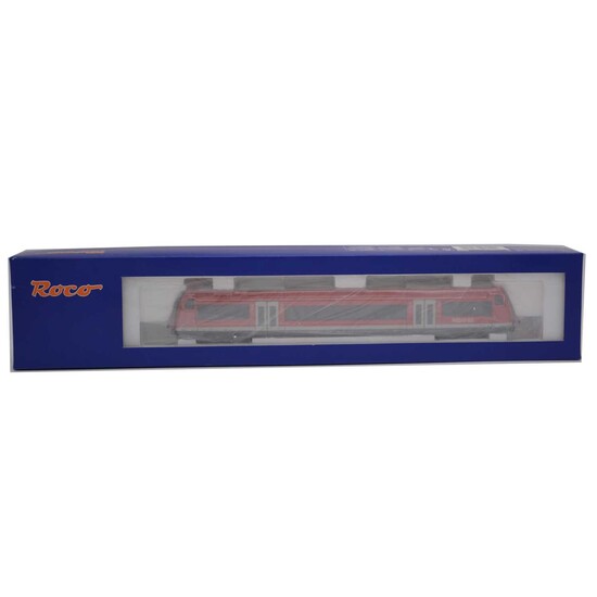 Roco HO gauge model railway diesel locomotive, ref 63180 DBAG 650 008-6, boxed.
