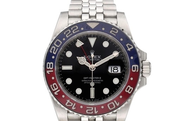 Rolex Reference 126710 GMT-Master II 'Pepsi' | A stainless steel automatic dual time wristwatch with date and bracelet, Circa 2019