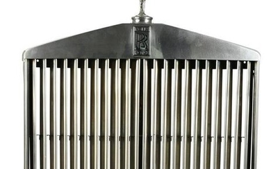 Rolls Royce, an original radiator grill and Spirit of Ecstasy mascot, post-war