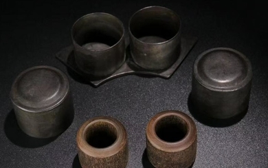 SET OF CHENXIANG RING WITH TIN BOX
