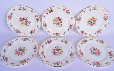 SIX HAMMERSLEY & CO PORCELAIN PLATES by F Howard