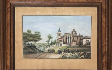 SPANISH SCHOOL 19TH Century - San Isidoro del Campo a Santiponce <span></span>