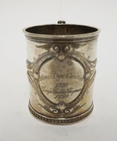 STERLING SILVER WOOD & HOUGHES BABY CUP