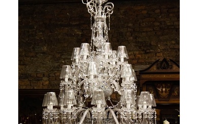 SUPERB QUALITY WATERFORD CRYSTAL 24 BRANCH CHANDELIER "AVONM...
