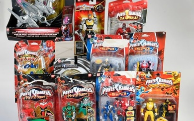 Sammlung Power Ranger Figuren
