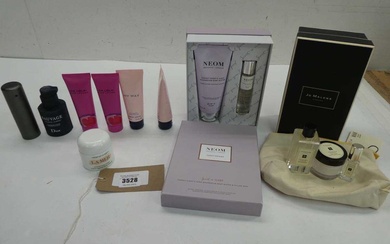 Selection of beauty products including Dior, Neom, Jo Malone, La...