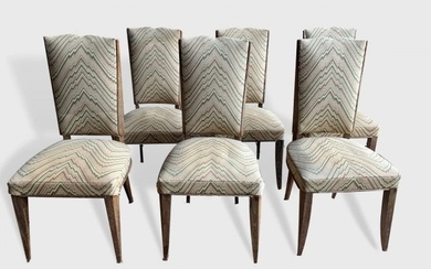 Set Of 6 Arbus Style Dining Chairs