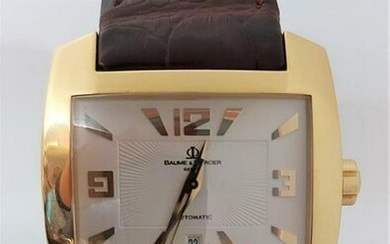 Solid 18k Mens BAUME & MERCIER Geneve Automatic Watch