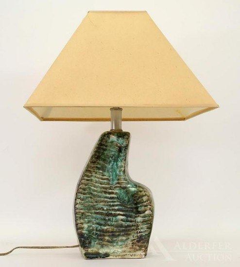 Studio Pottery Coiled Table Lamp