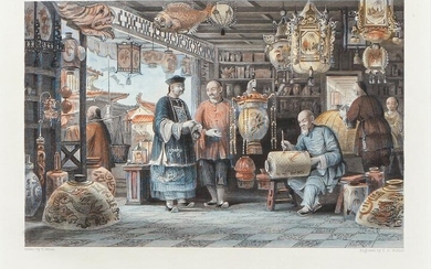 T. Allom Lantern Merchant at Peking