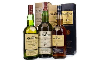 TWO BOTTLES OF GLENLIVET 12 YEARS OLD AND