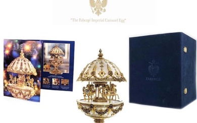 The House of Faberge Imperial Musical Carousel Egg