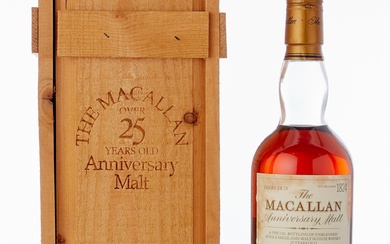 The Macallan 25 Year Old Anniversary Malt 43.0 abv 1975 (1 BT75)